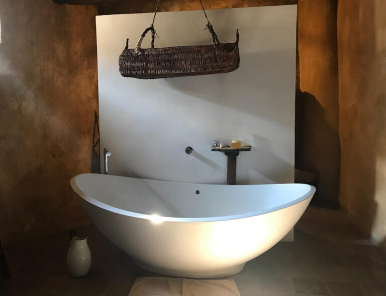 acrylic freestanding bathtub in bathroom 4